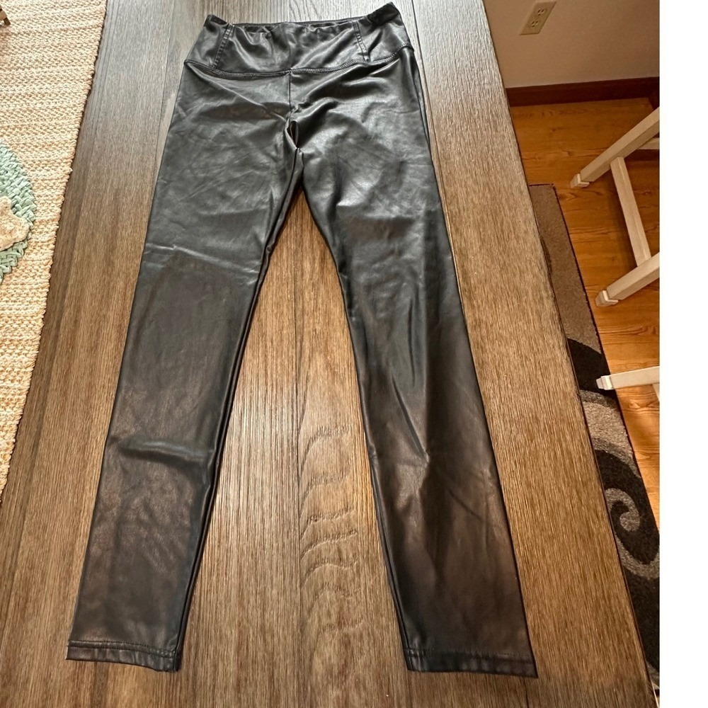 Bagatelle Collection Faux Leather‎ Leggings Pants Black Size M
